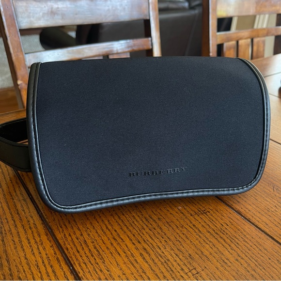 Burberry Black Dopp Kit Toiletry Cosmetic Bag - Picture 1 of 8